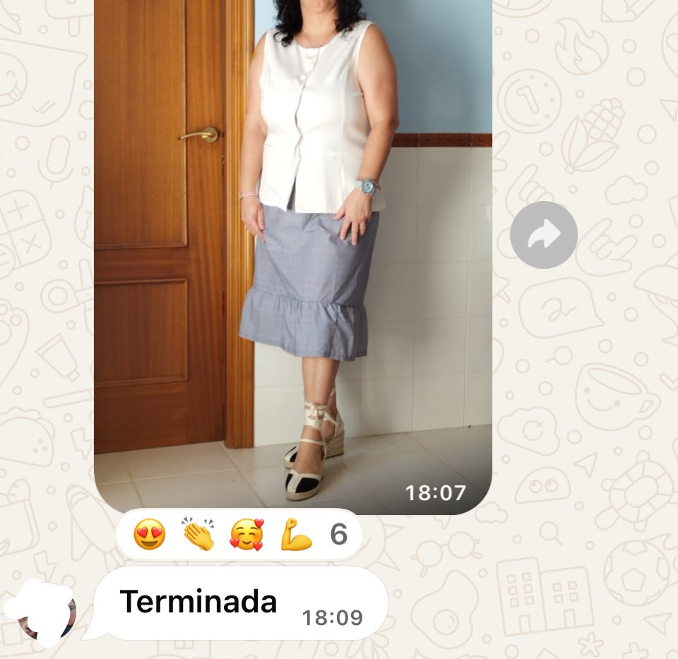 Prenda creada por una alumna de Pilar Jirós