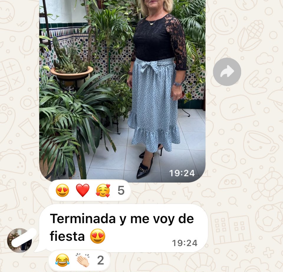 Prenda creada por una alumna de Pilar Jirós