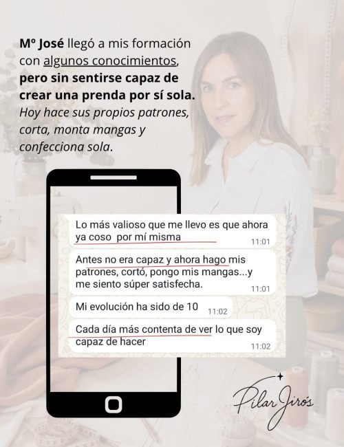 Testimonio Crea tus prendas 2