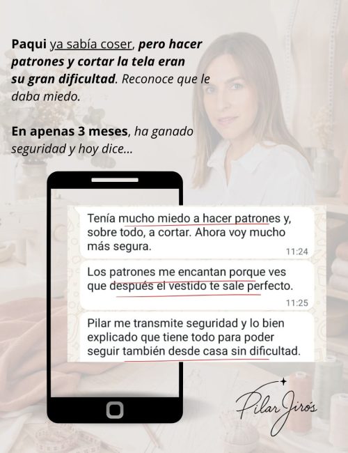 Testimonio Crea tus prendas 4